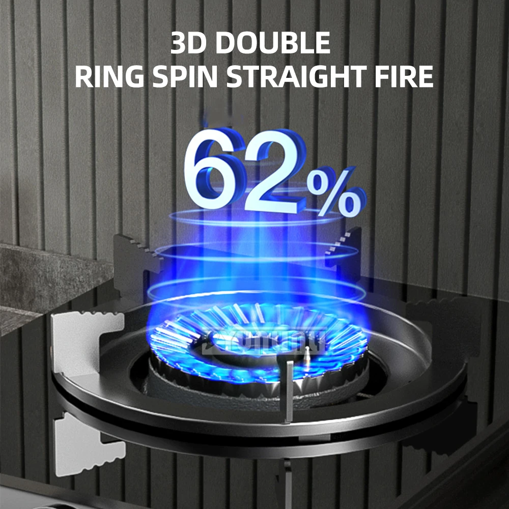 Household Single Natural Gas Liquefied Gas Cooker Portable Single Burner Gas Stove for Kitchen 4