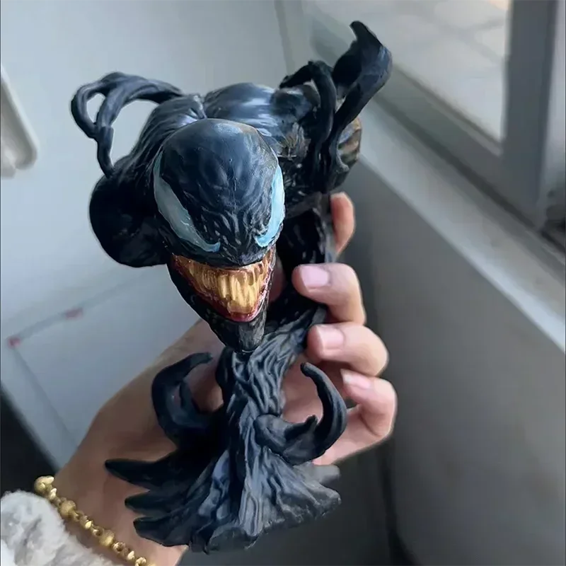 20cm Marvel Venom Anime Figure Customized Model Dolls Resin