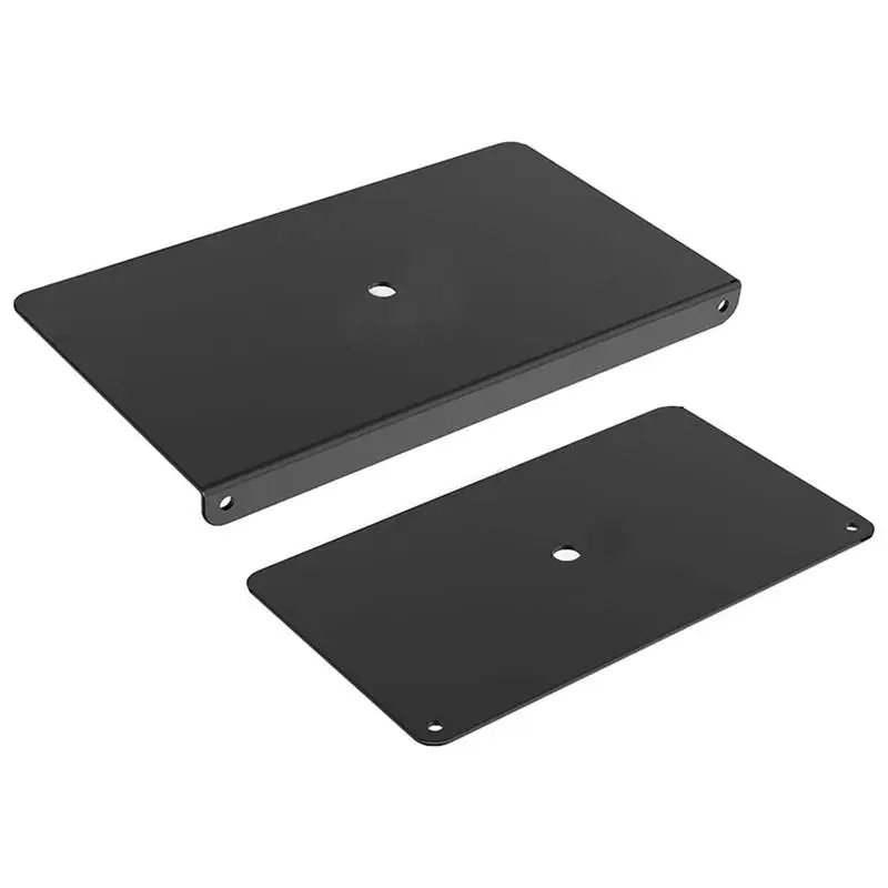 Monitor Mount Reinforcement Plate Suporte de Aço para Vidro Fino e Outros Frágeis Table Tops Compatível com a Maioria - Imagem 3