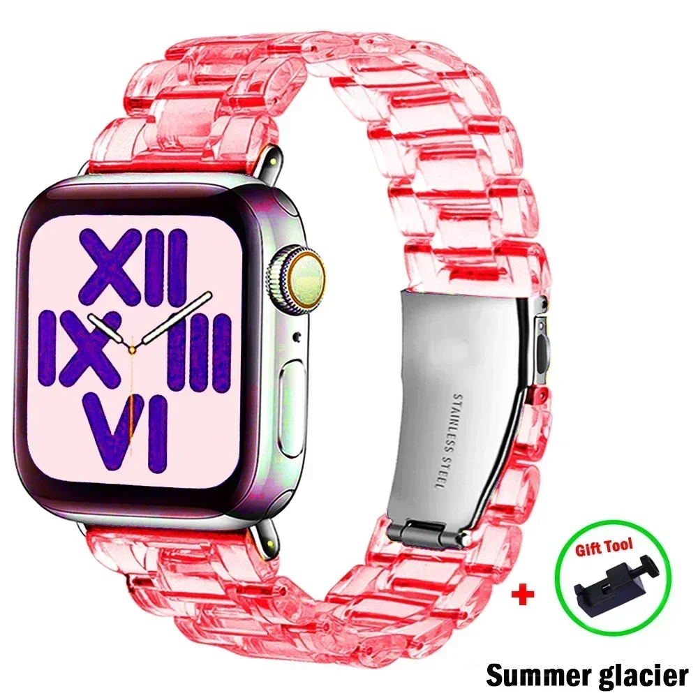 Enhanced Transparent Link Bracelet with Tool