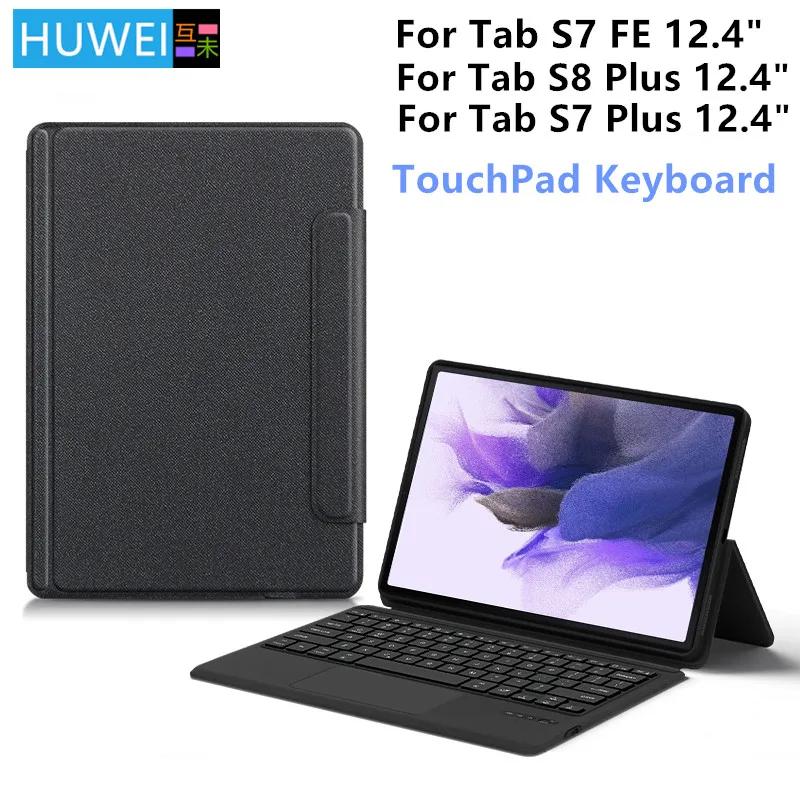HUWEI TrackPad Keyboard For Samsung Galaxy Tab S7 S8 S9 Plus