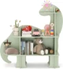 Kids Bookshelf, 3-Tier Toddler Montessori Shelf Book Rack, Toy and Book Storage for Kids, Wooden Children’s Bookcase 4