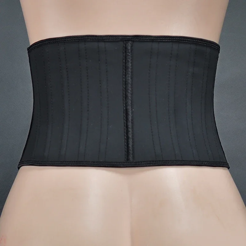 7 inch Latex Waist Trainer Corset for Women 25 Steel Bone Underbust Corsets and Bustiers Slimming Body Shapers Short Torso Fajas