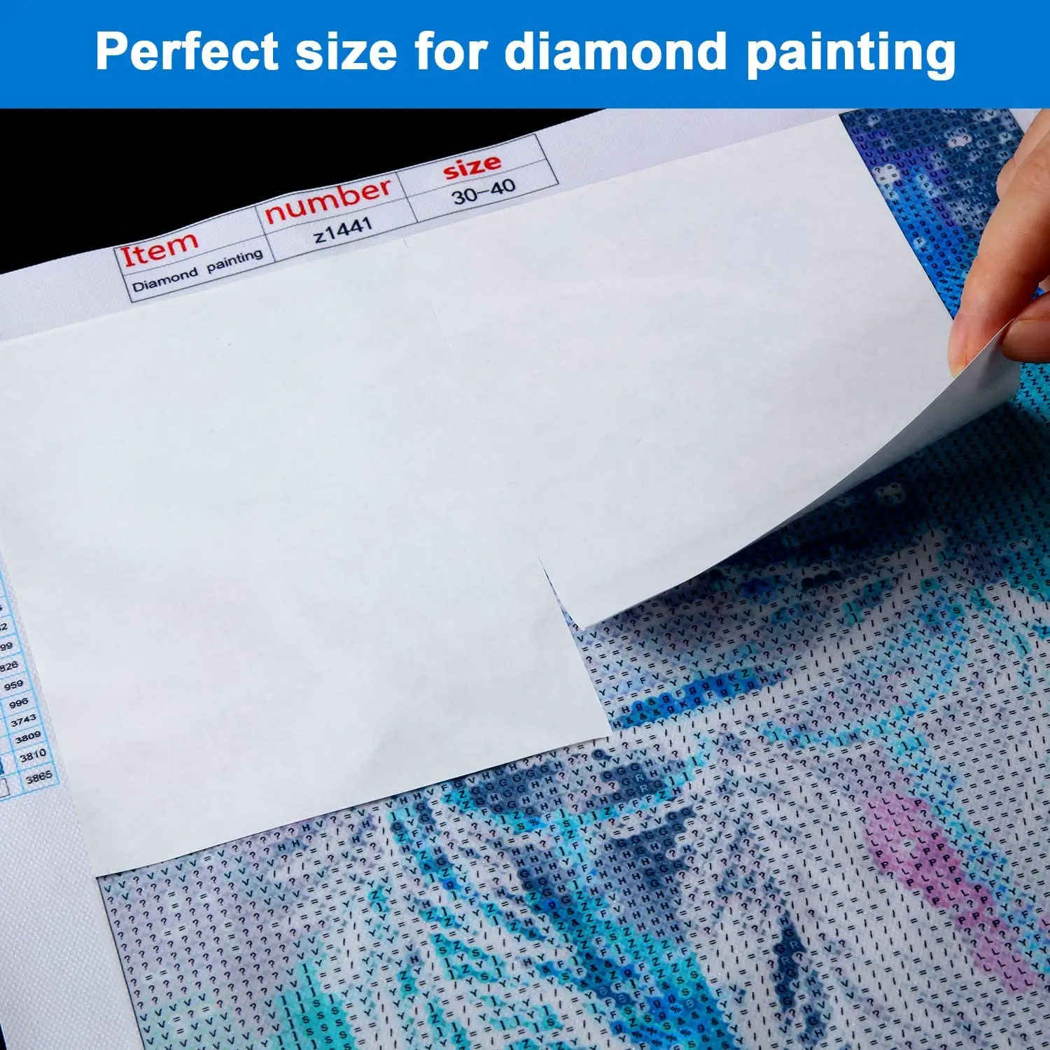 A6 105*148 100/500/1000PCS 5D Diamond Painting Release Paper Double-sided  Non-stick Painting Cover Replacement Accessories Tool - AliExpress