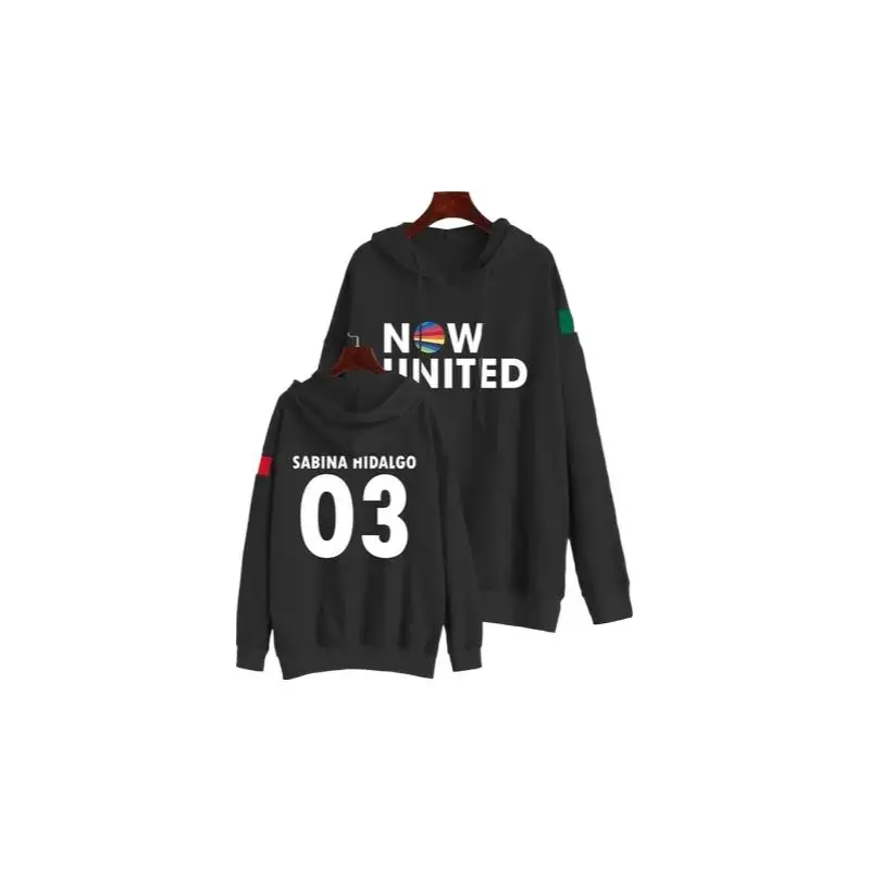 

New Korean Fashion Now United Hoodie Sweatshirts Men Women Sabina Hidalgo 03 Pullover Tops Female Harajuku Streetwear Hip Hop