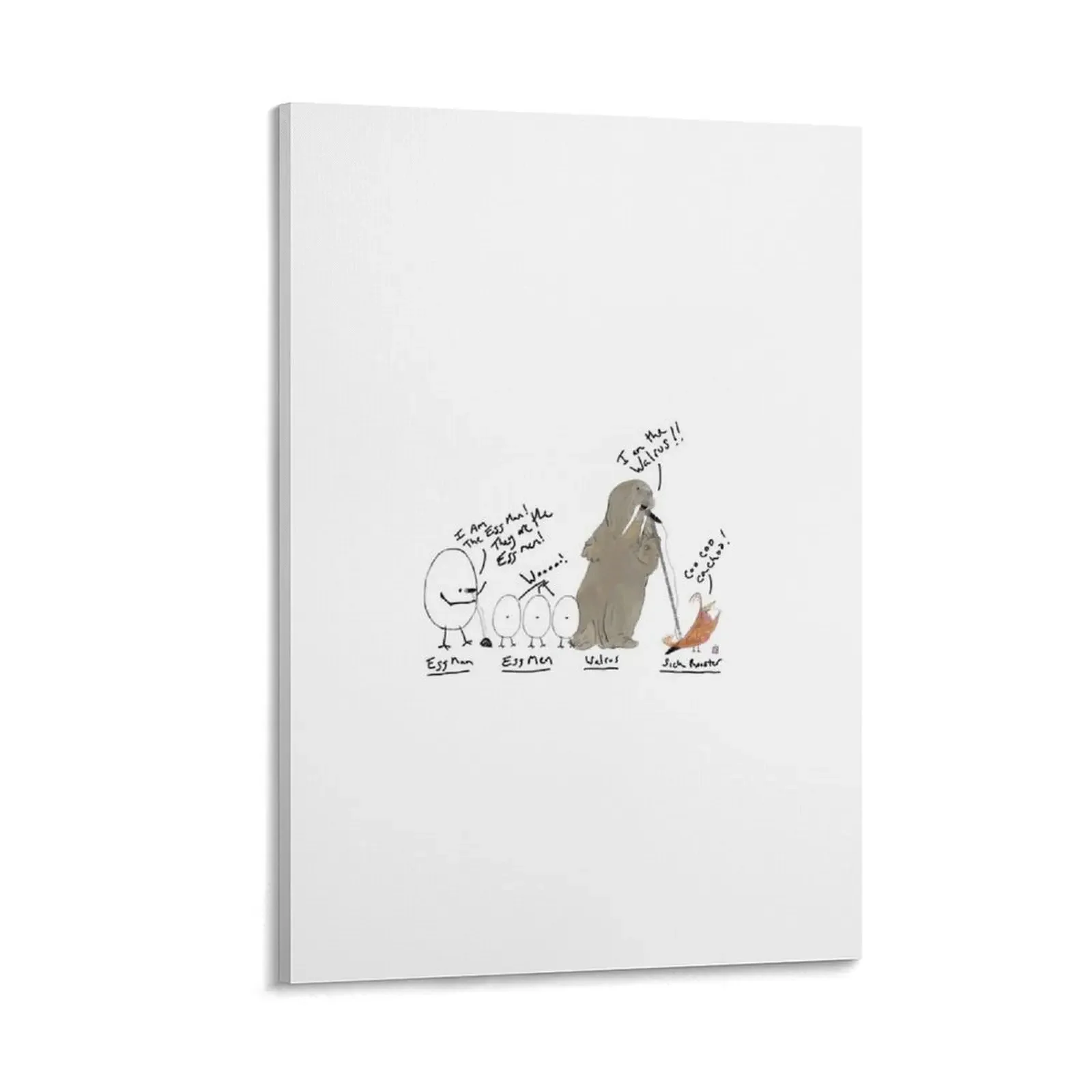 

I am the walrus Canvas Painting bedrooms decor Picture on the wall house decoration