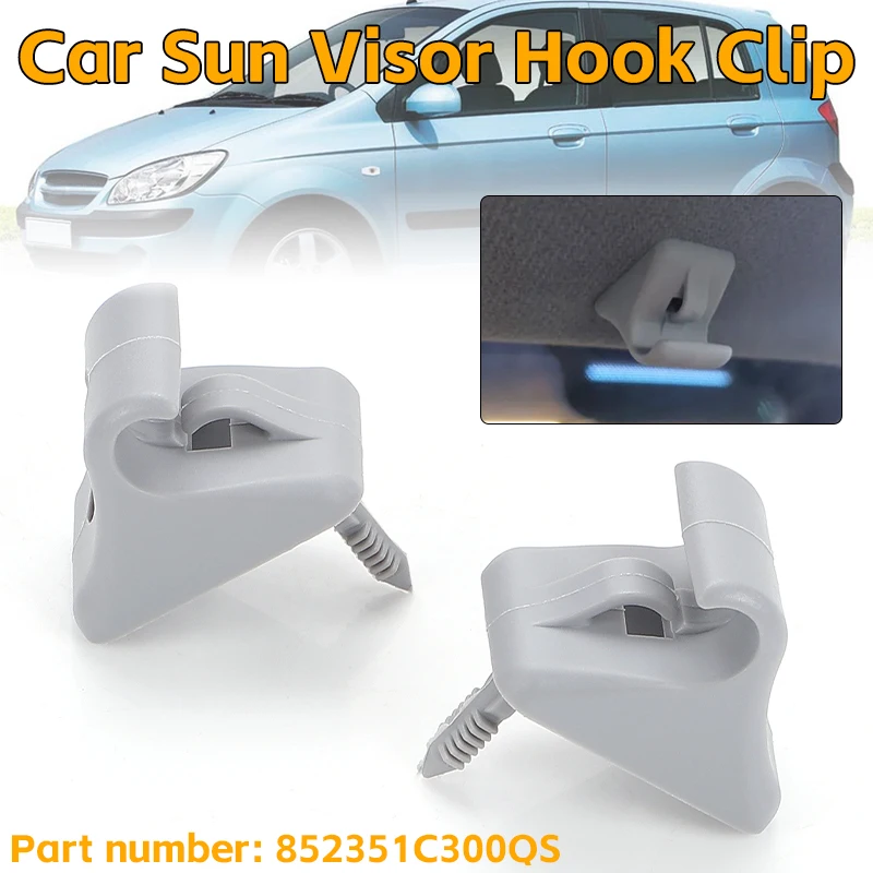 GreySunVisorClipForHyundaiGetz20022011200820092010CarSunVisorClip.jpg