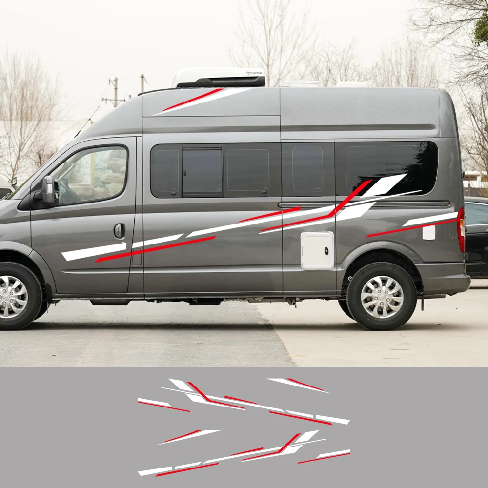 Motorhome Vinyl Stripe Decals for Vehicle Decoration and Customization