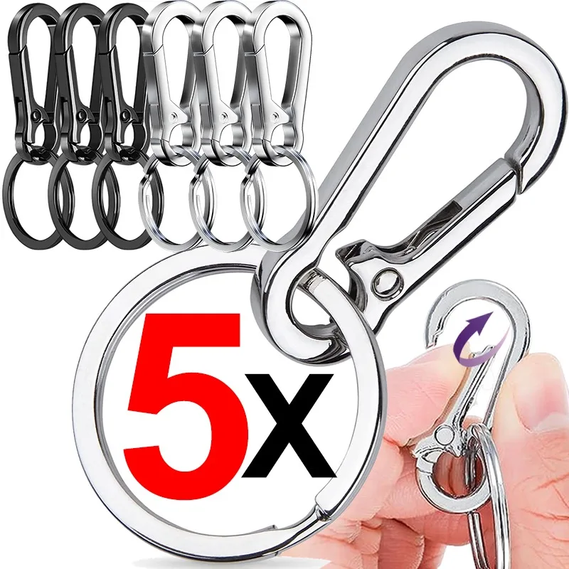 

1/2/5Pcs Metal Gourd Buckle Keychain Climbing Hook Car Keychain Strong Carabiner Shape Keychain Accessories Vintage Key Chain