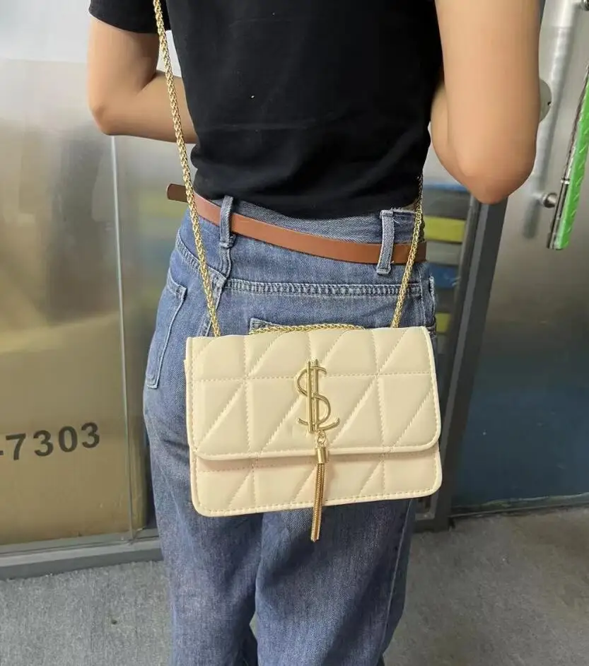 

Роскошная брендовая сумка, модная простая квадратная сумка с кисточками, кожаные женские дизайнерские сумки с замком, сумки-мессенджеры на плечо