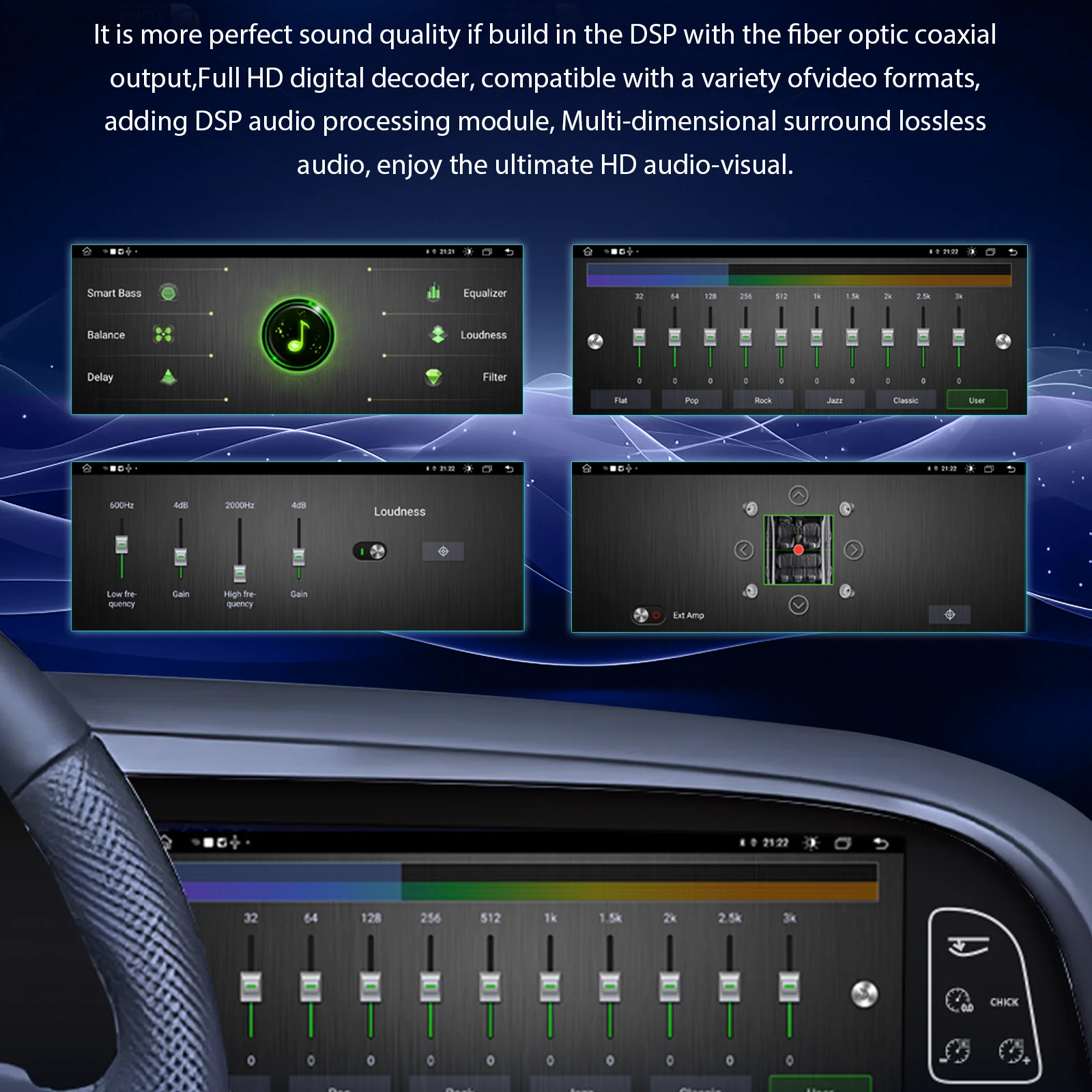 Panel de Instrumentos Digital LCD de 23'' para AUDI A6 Q7 2005-10 11-14 Ys, Pantalla Doble, Velocímetro Virtual 6