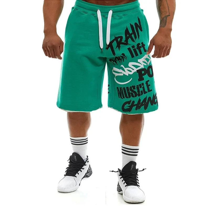 Men's Luxury Athletic Shorts Basketball Clothing Korean Loose Blue and Black Fashionable Summer Athleisure Shorts Novelty 2024 4