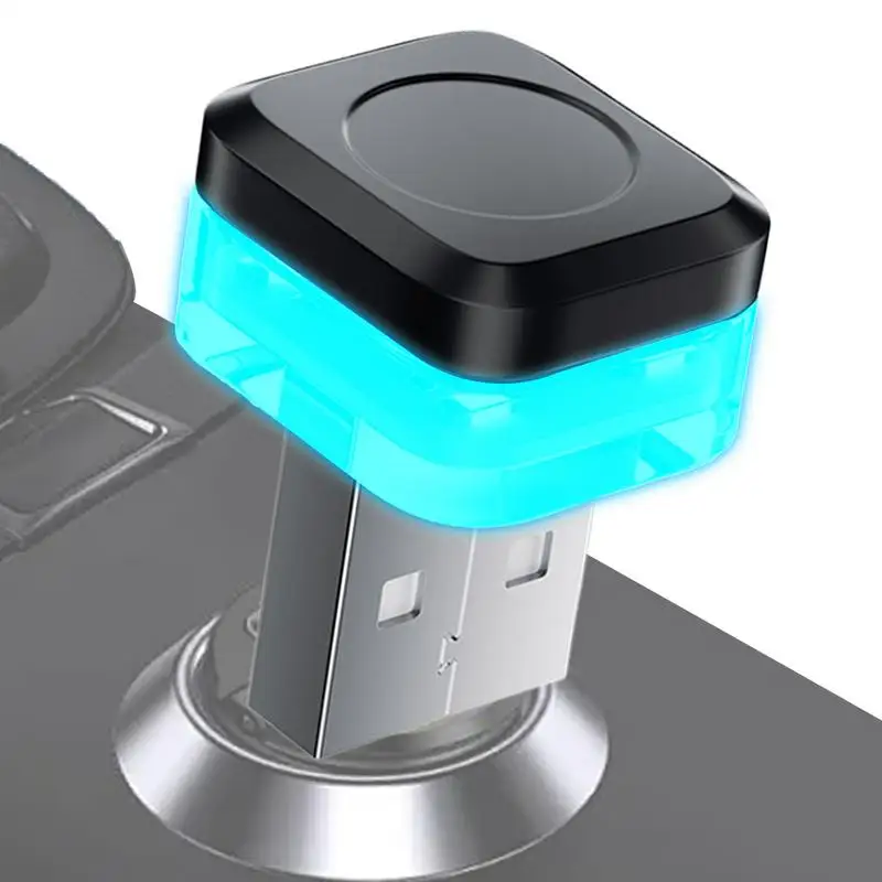 USB Car Ambient Light Wireless Multicolor auto Interior Night Light Mini LED Car Decorative lamp Car Interior Atmosphere Lights