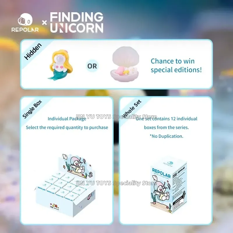 F.UN Repolar Marine Creature Series Blind Box Kawaii Action