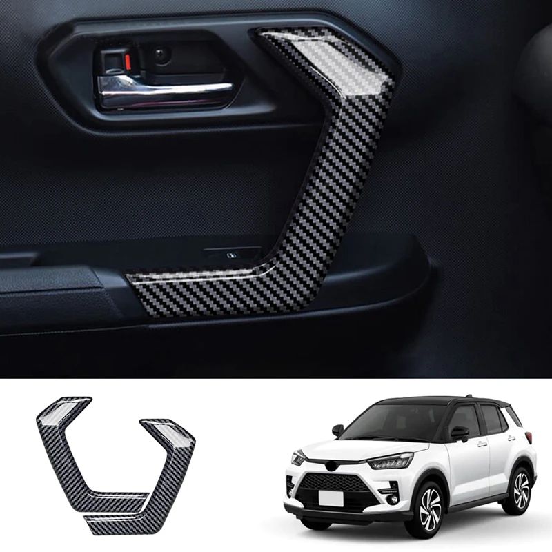 

Внутренняя панель для автомобильной двери, панель для дверной ручки, крышка для внутренней двери автомобиля, рамка для внутренней ручки для Toyota Rise RAIZE 2021