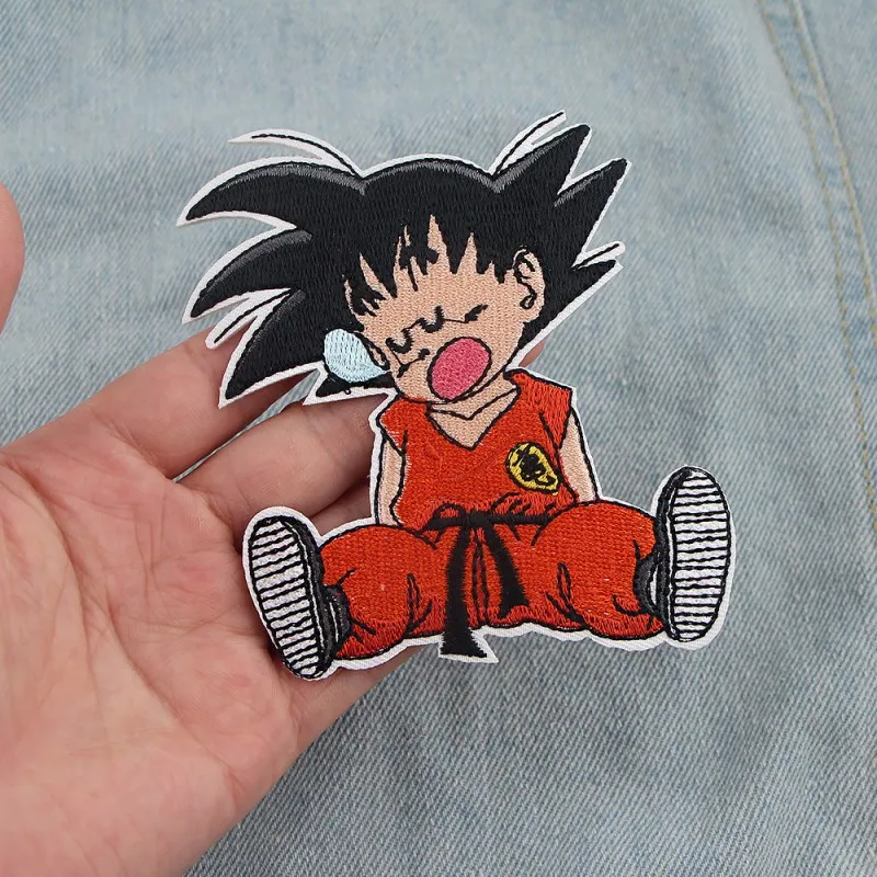 Neue 24-Stil Dragon Ball Patches Stickerei Kleidung Cartoon Dragon Aufkleber auf Kleidung Kleidungsstück Aufkleber Zubehör Patch – Detail 4