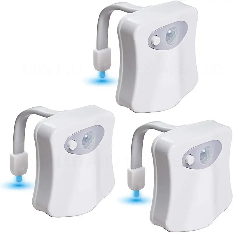 16Colors Smart PIR Motion Sensor Toilet Seat Night Light Waterproof Backlight For Toilet Bowl LED Luminaria Lamp WC Toilet Light dinosaur lamp