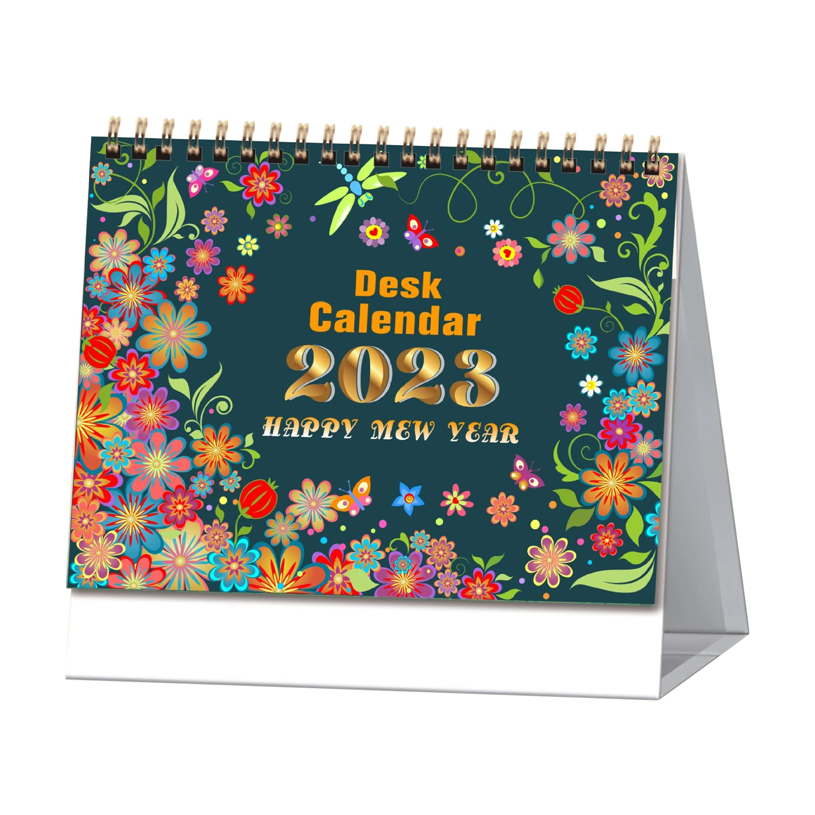 2023 Full English Desk Calendar Daily Business Family Double Sided Calendar  Annual Planner Do List Office Desktop Calendar Home - Desk Calendar -  AliExpress