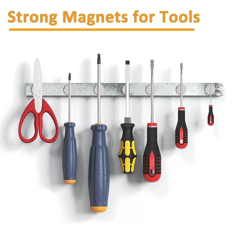 Versatile Circular Magnets for Kitchen Organization - Multiple Sizes Available