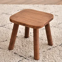 Tabouret Proxy de Alicante en Bois Massif, Petit Tabouret de Document de Brochure pour le Salon, l'Entrée, la Chambre à Coucher, la Cuisine, 1 Pièce 1