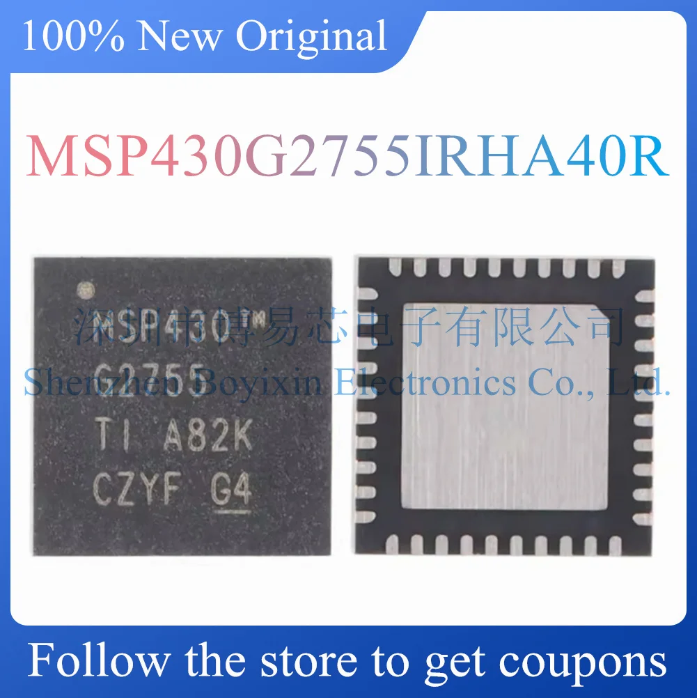 

NEW MSP430G2755IRHA40R.Original Product.QFN-40