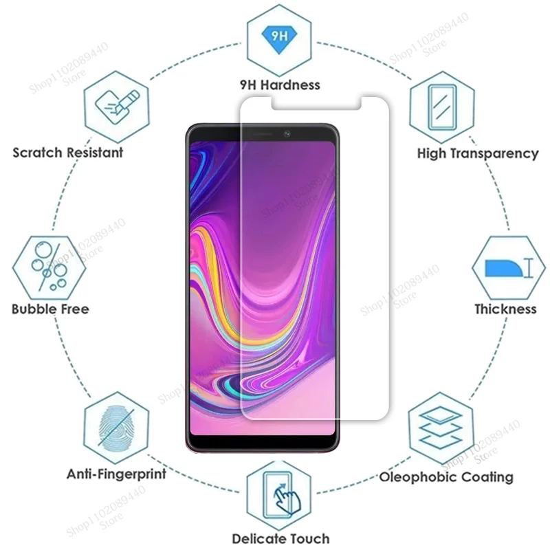 Premium 4-Pack Tempered Glass Screen Protectors - Universal Fit
