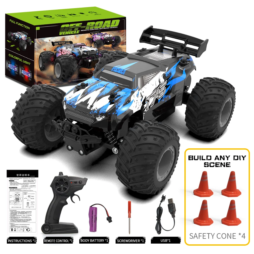 JJRC Q175 RC 자동차, 배터리 2 개 포함, 2.4G RC 오프로드 드리프..