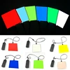 3 Modes Stay on/Slow Flash/Fast Flash El Panel Light 10cm x 10cm DIY EL Panel for Cosplay Party E-sports Room Decoration 3