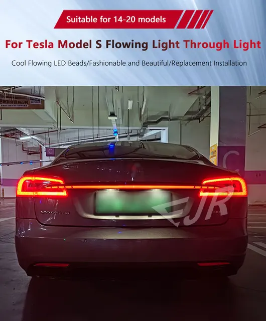 テスラモデルs用テールライト,LEDテールライトアセンブリ,リア