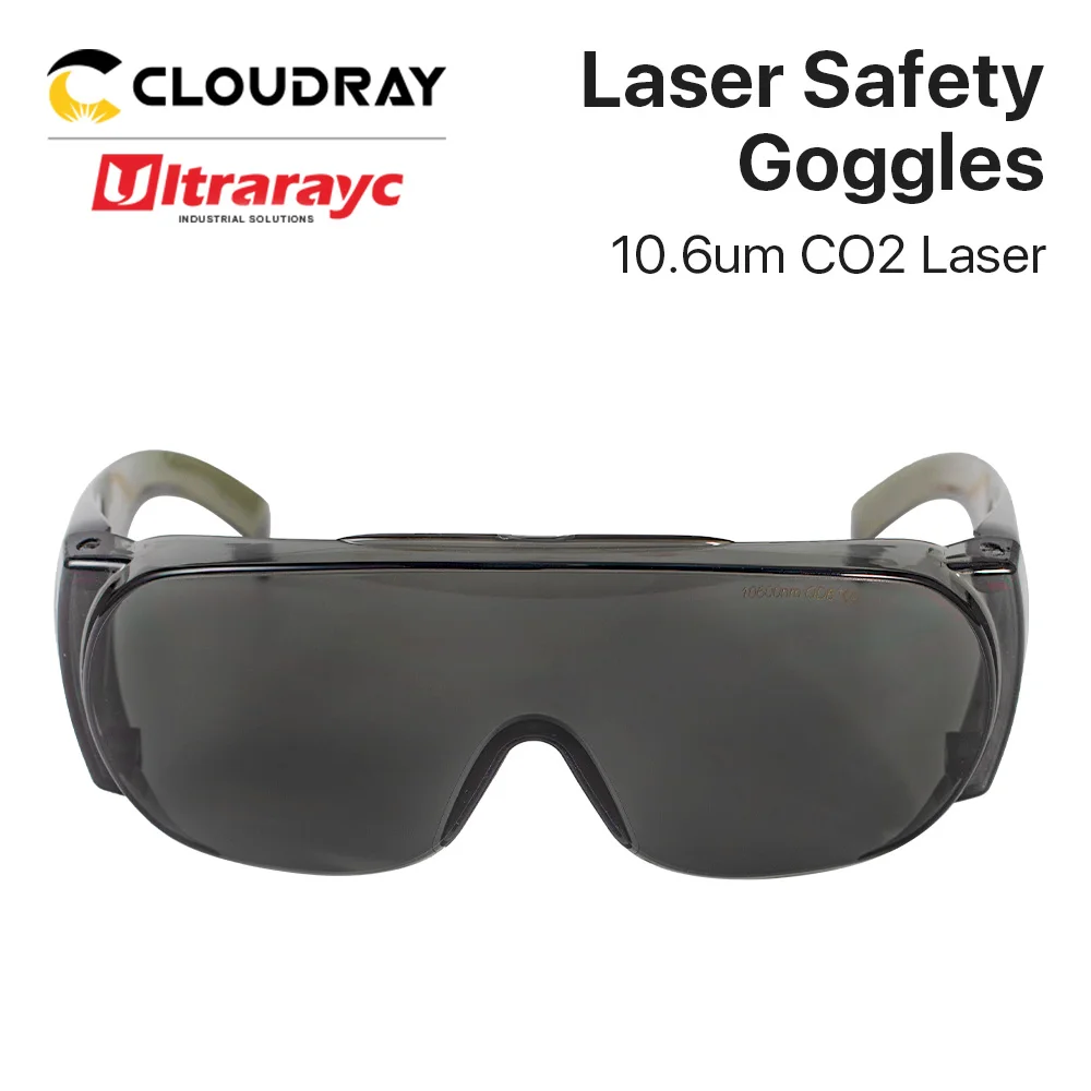 Ultrarayc-gafas láser de 10.6um, lentes protectoras de tamaño mediano tipo  B, protección para corte y grabado de Co2