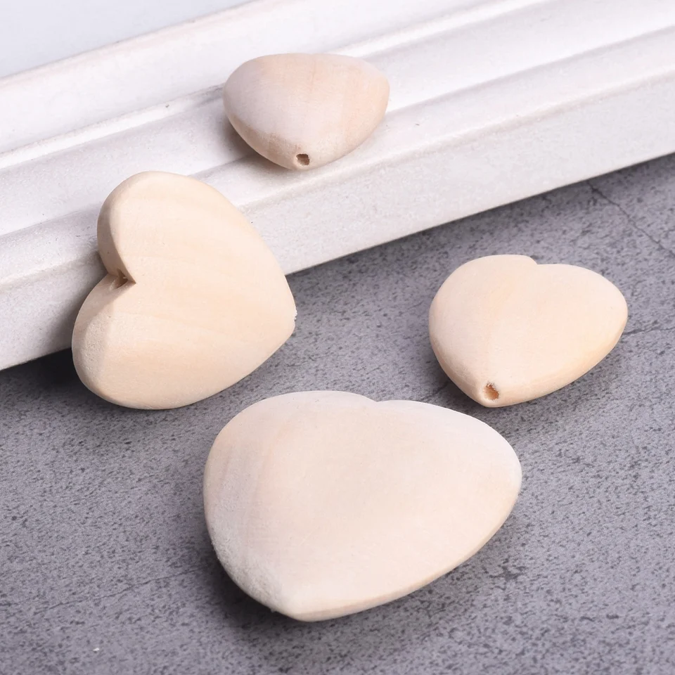 Hygloss Products Wood Heart Beads Wooden Crafts For...