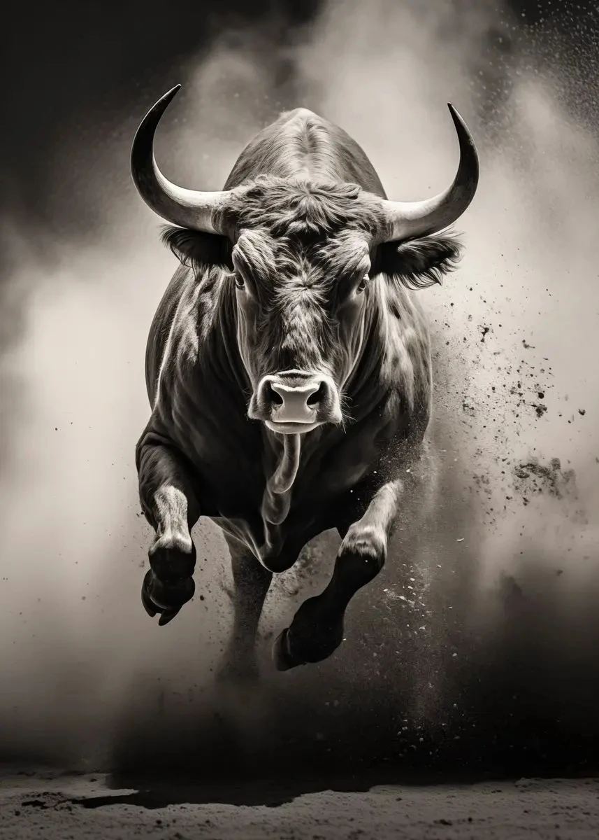 Monochrome Wildlife Canvas Art Prints