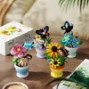 Micro Particle Building Block Ornaments Flower Fairy Series Eternal Flower Potted Plants Creative Indoor Decoration Ornaments 1