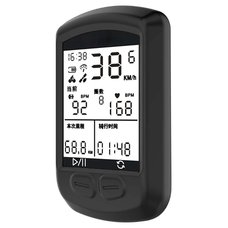 

Housing Fit for iGPSPORT IGS10 Bike Cycling Computer Shockproof Silica Sleeve Impact-resistant Protector Cover N2UB