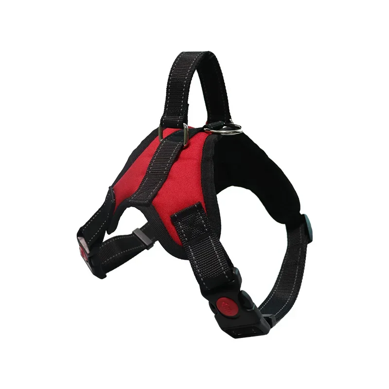 thumbnail image 1 of Arnés ajustable para perros pequeños y grandes, chaleco con arnés para perros, correa resistente de 150 cm, correa reflectante para mascotas, correa de arrastre y remolque, 1 of 5