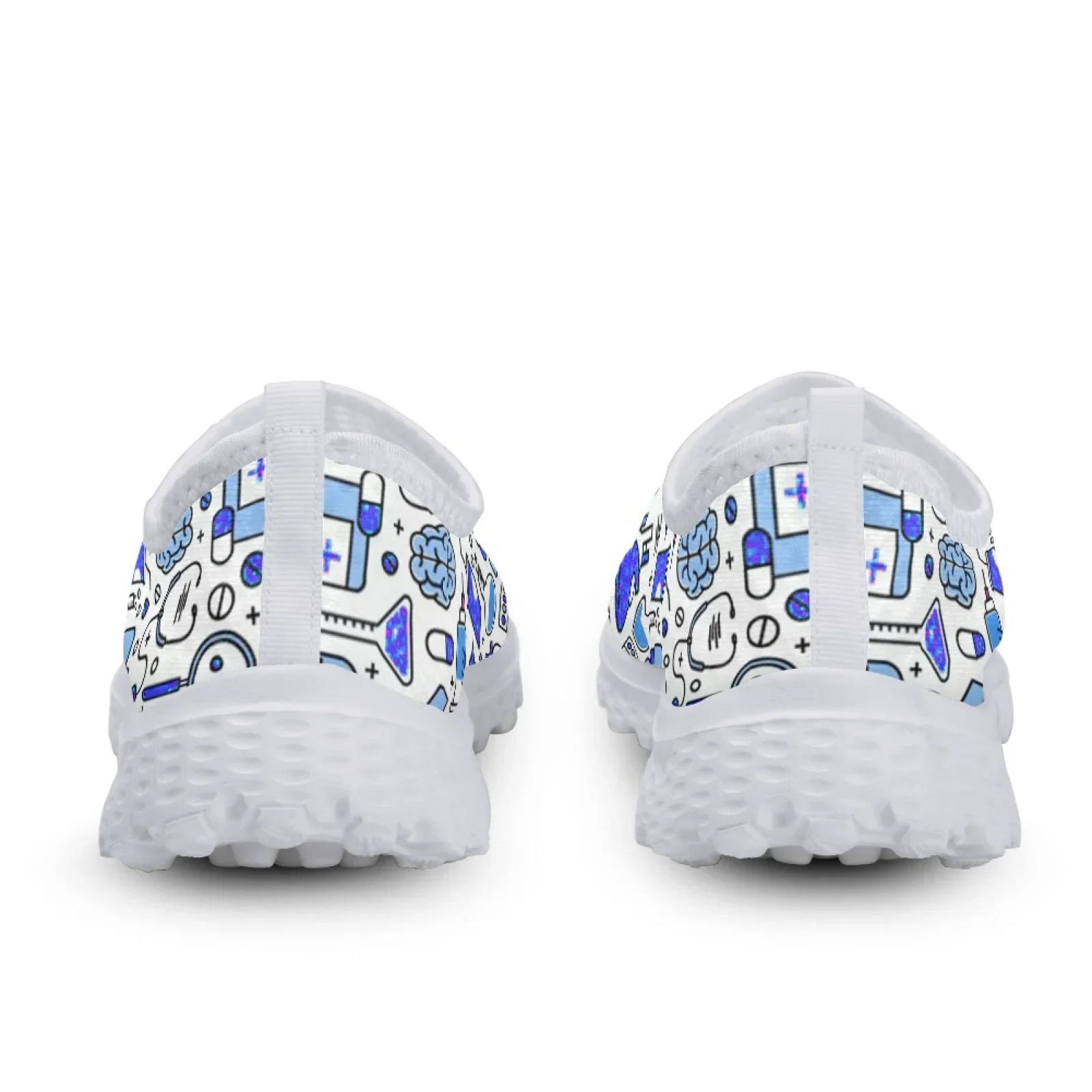 Slip On Women's Medical Flat Shoes Summer Comfortable Breathable Mesh Sneakers Casual Loafers Nurse Shoes Zapatos