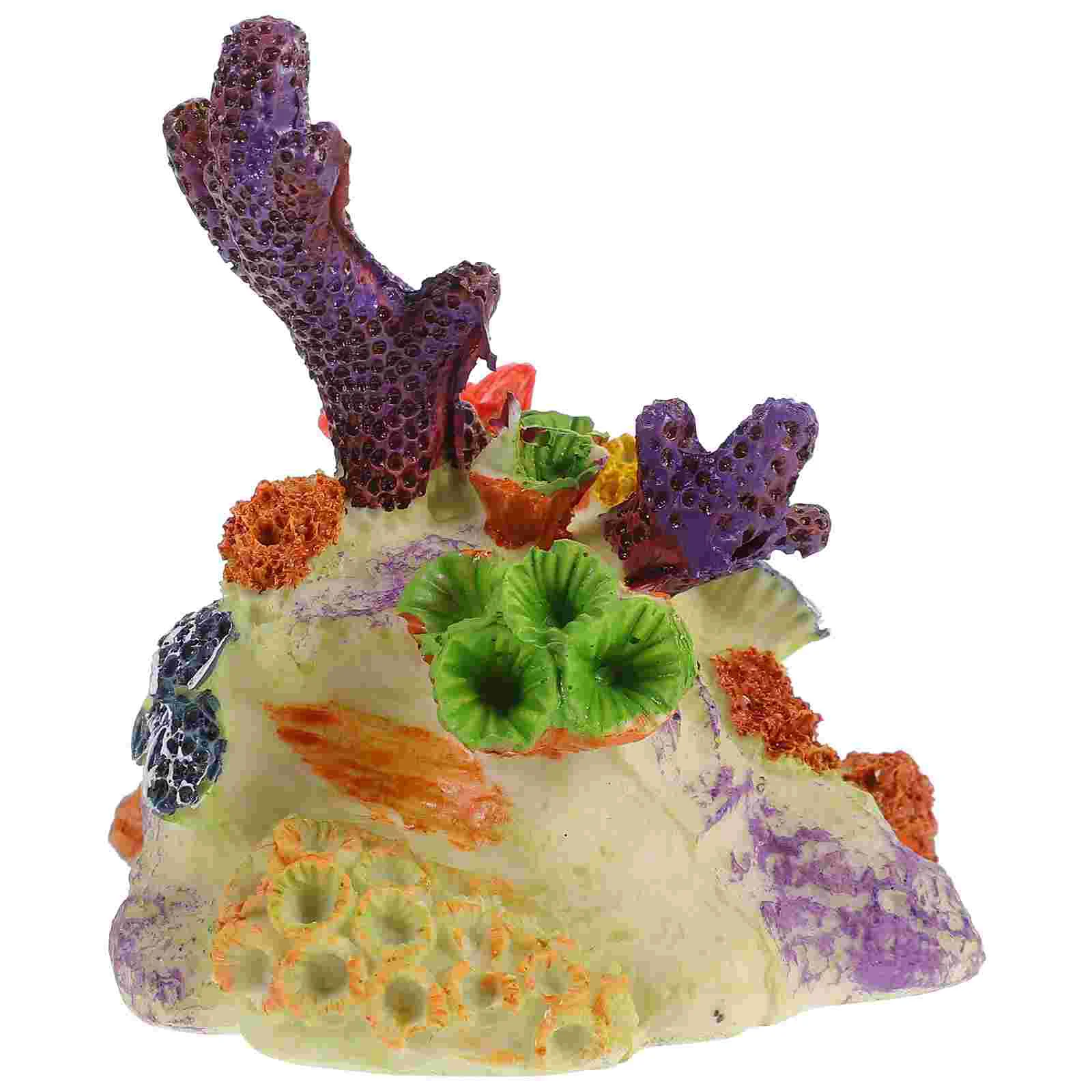 

Resin Coral Reef Fish Tank Simulation Coral Reef Aquarium Underwater Landscape Decor