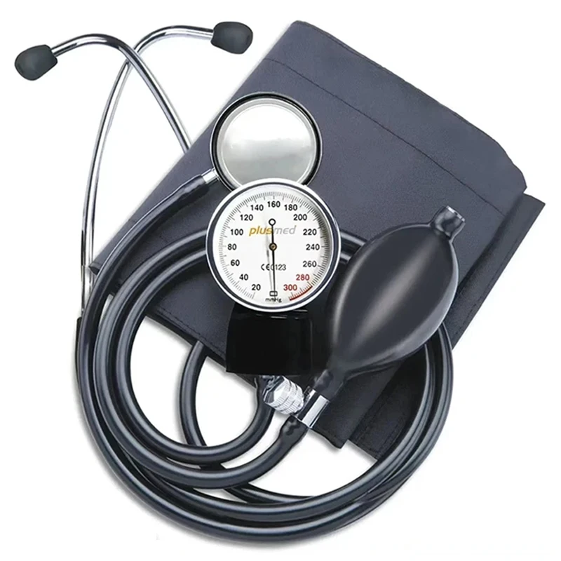 Sphygmomanometer Blood Pressure Measure Device Kit Cuff Stethoscope Home Use Blood Pressure Manual Sphygmomanometer Blood Pressure Monitor Blood Pressure Meter