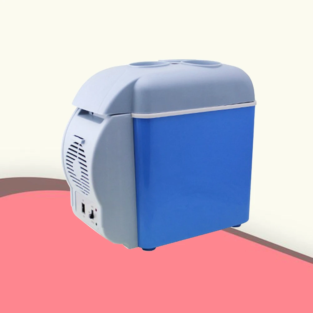 12V 7.5L Mini Car Fridge Cooler and Warmer Box for Car Vehicle (Blue) car fridge freezer
