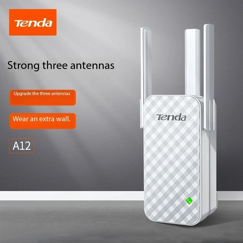 Tenda-repetidor WiFi A12 de 300Mbps, extensor de rango inalámbrico