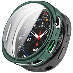 Enhanced TPU Silicone Bumper Case with Screen Protector - Watch8 Classic 46mm (Green)