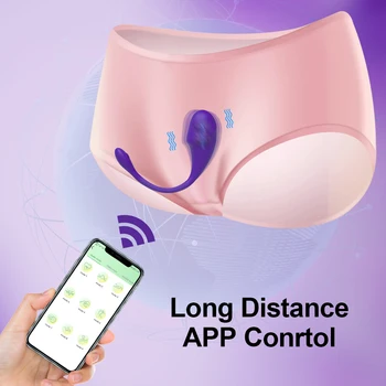 Newest Wireless Bluetooth Vibrator for Women Clitoris Stimulator Vibrator female Wearable Dildo Sex Toys Goods for Couple Adults 3