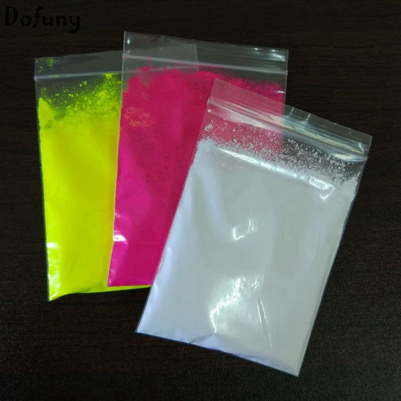 Mix 6 Colors Fluorescent Pigment Powder Neon Fluorescence Ultraviolet Reflect Powder Kit Colorants Resin Dye Jewelry Making Tool