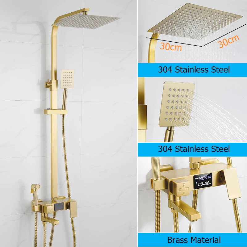 Brushed Gold-12inch