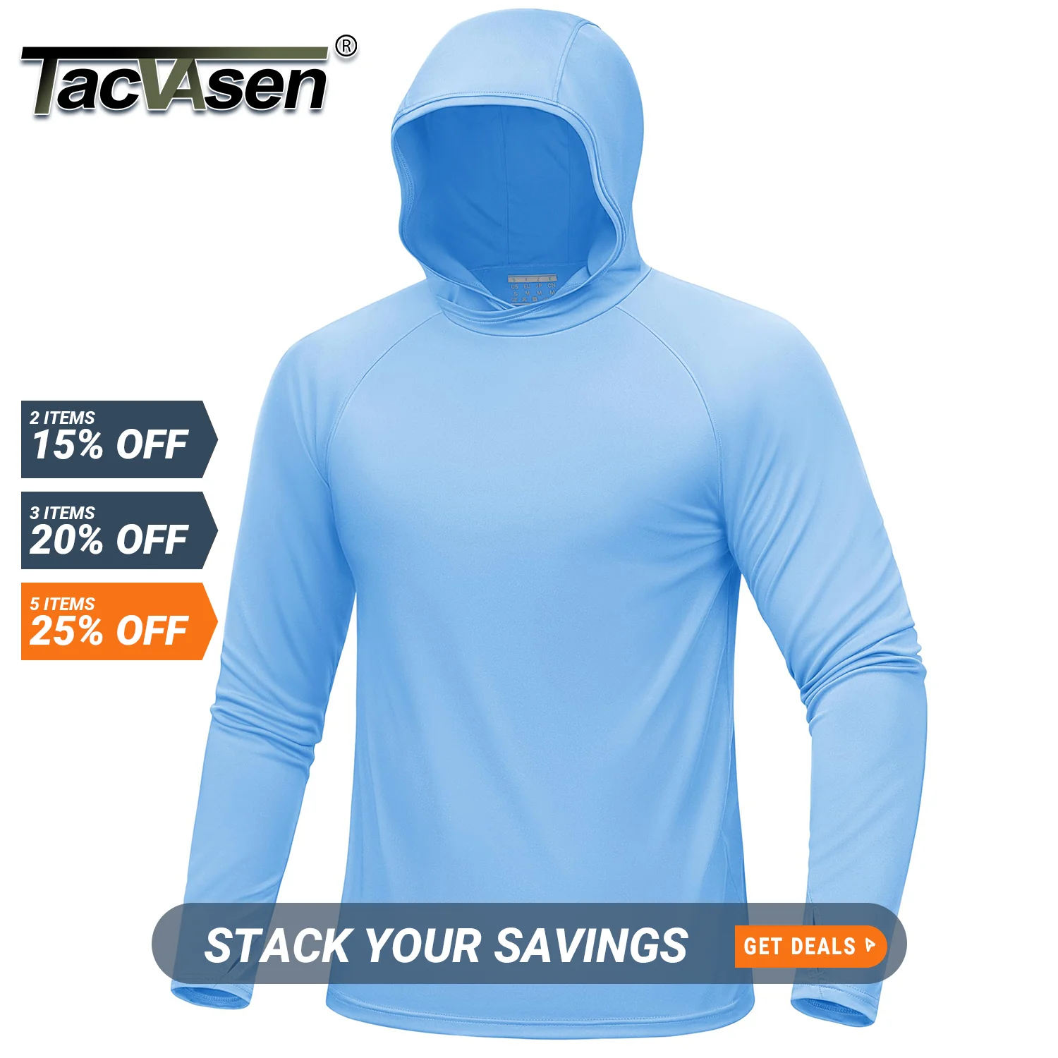 Men’s UPF 50+ Sun Hoodie 1