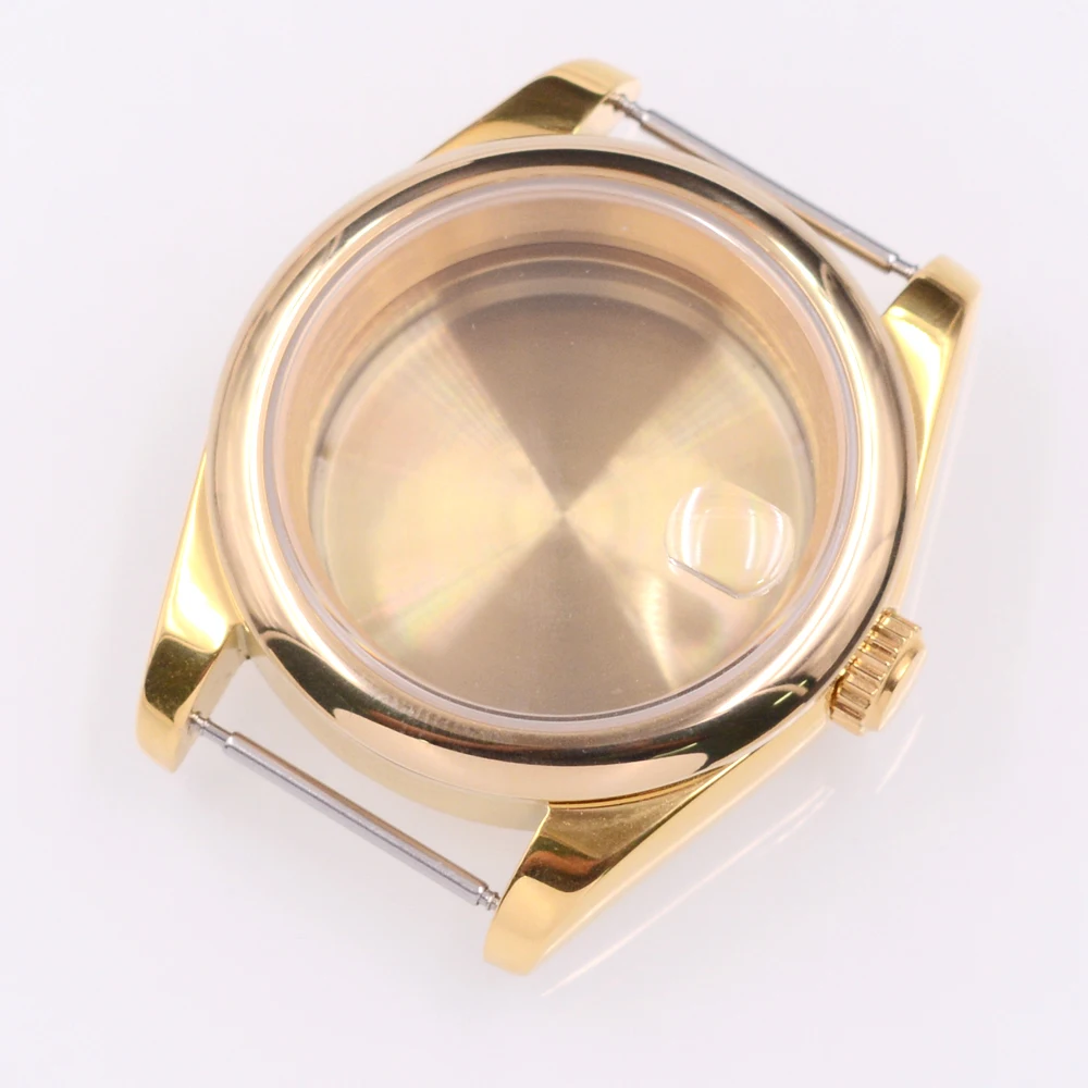 Sapphire Glass Watch Case - Silver/Rose Gold Finish