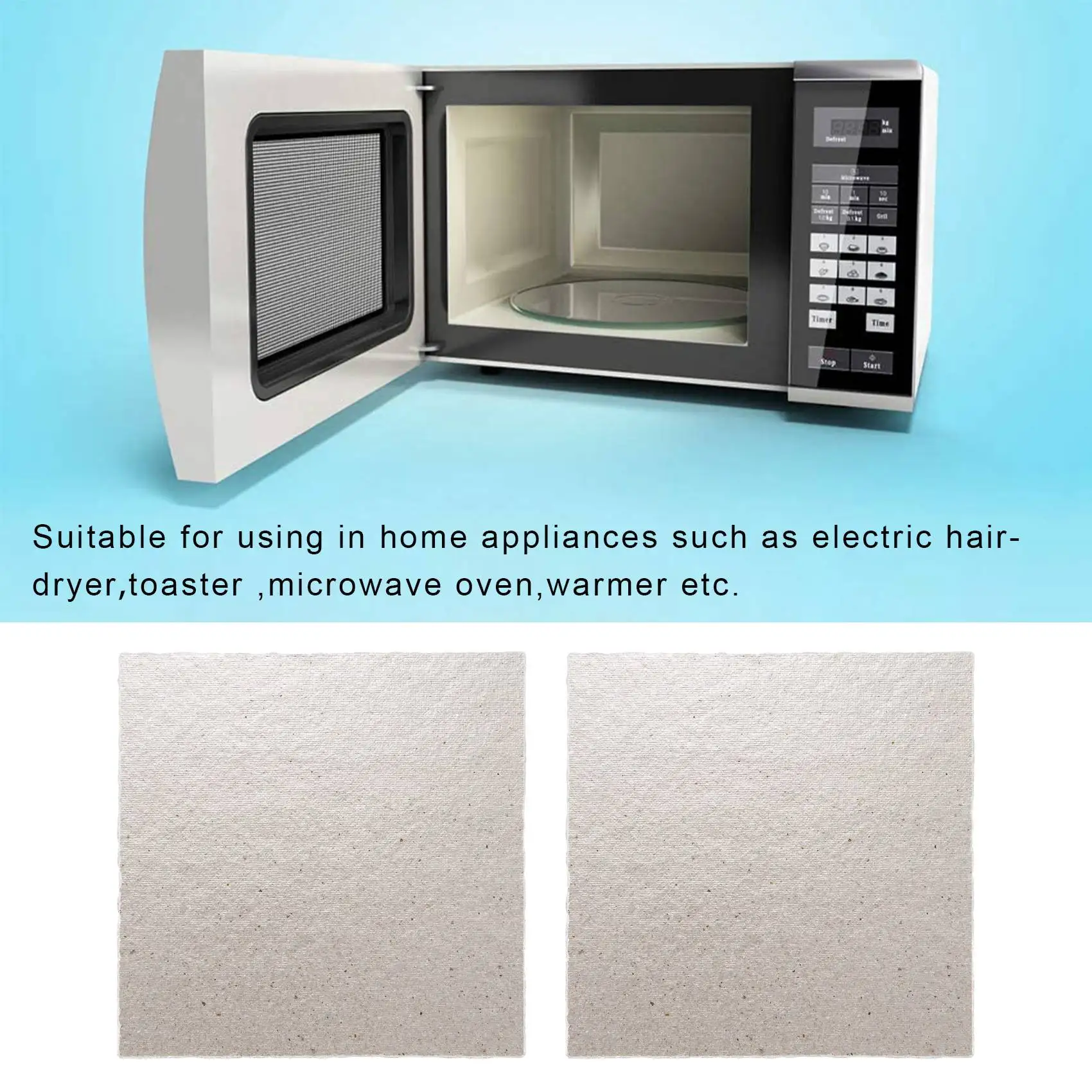 Microwave Oven Mica Sheet Microwave Oven Spare Parts 2 x Replacement Plate Mica For Microwave