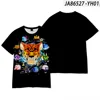 New Summer 3D ROBLOX Game Blox Fruits Fashionable Comfortable Simple Casual Sports Short-sleeved T-shirt Children's Clothing 6
