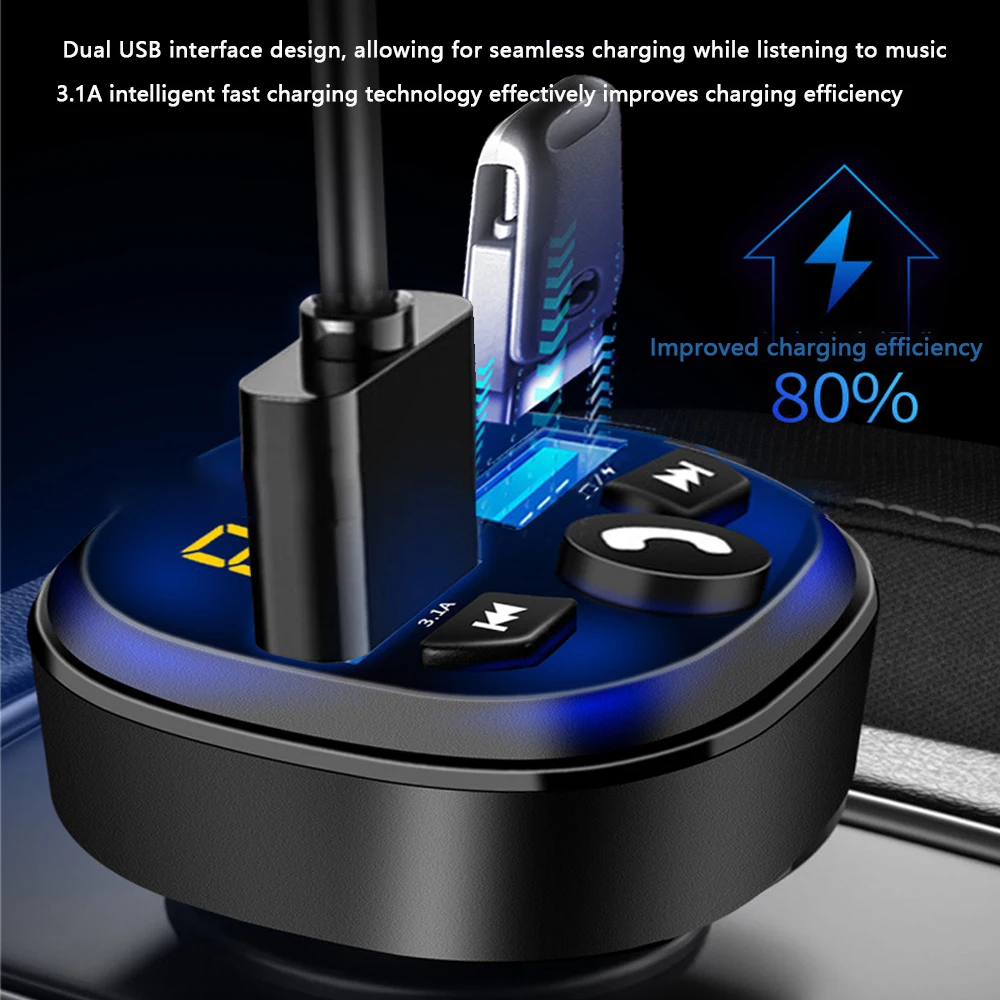 Fast Charging Car Adapter USB Charger for iPhone Samsung