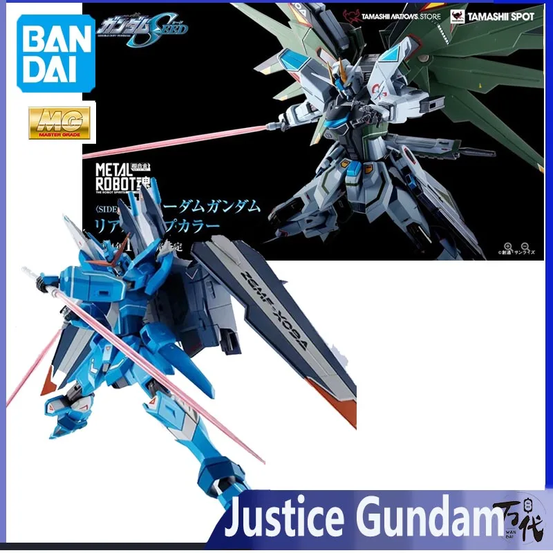 

Bandai Metal Robot Spirits Justice Gundam Real Type Color 18Cm Anime Original Action Figure Model Kit Toy Gift Collection